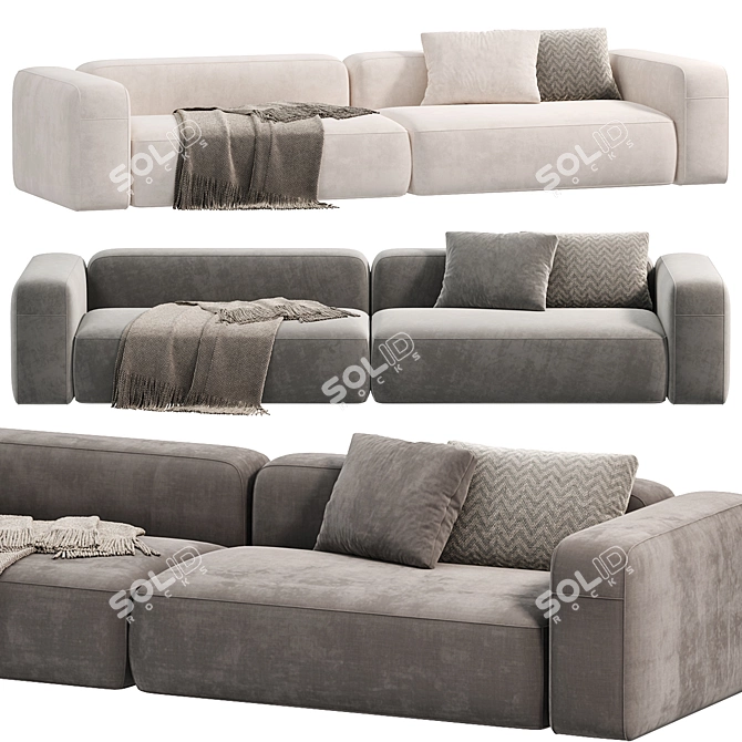 Lapalma PLUS Sofa Modular Design 3D model image 2