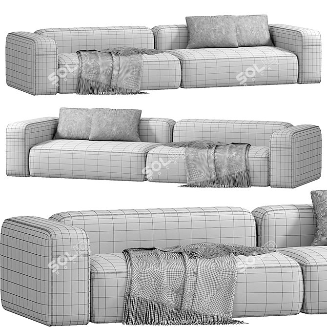 Lapalma PLUS Sofa Modular Design 3D model image 3