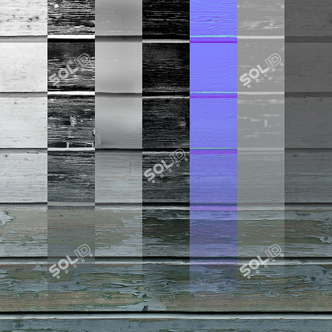 Seamless Wood Texture Pack 3D model image 2