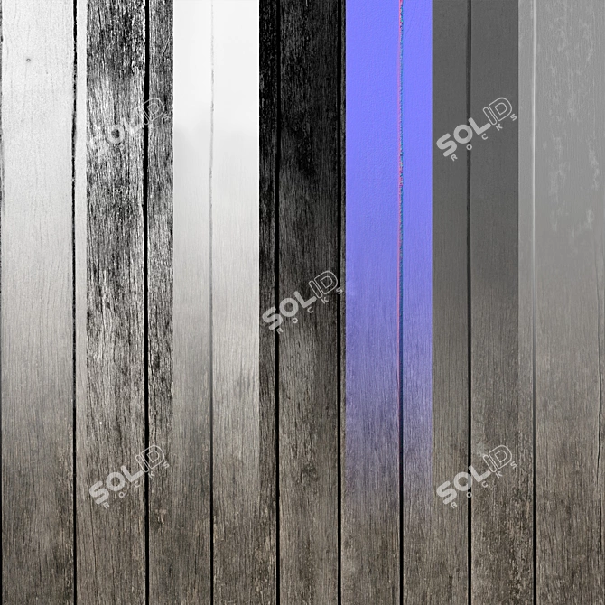 Seamless Wood Texture Pack 3D model image 2