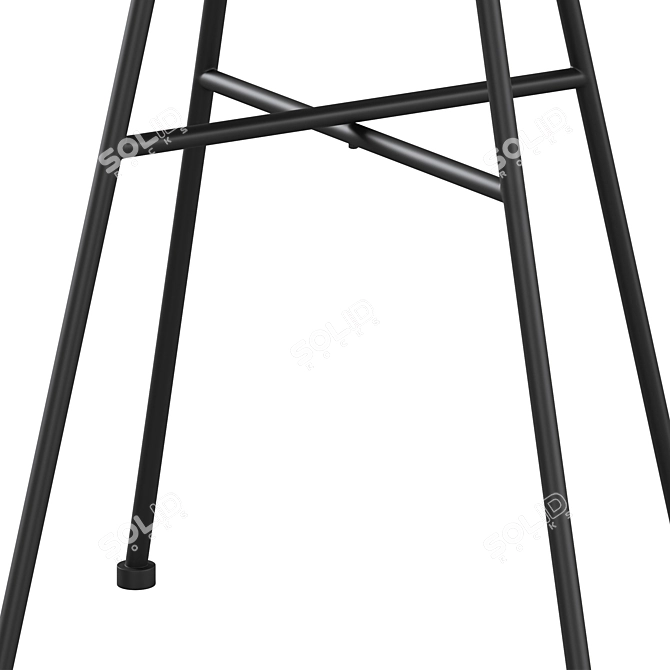 Modern Nesting Tables Set Oak 3D model image 3