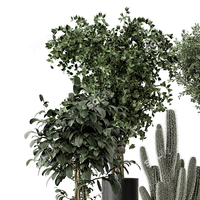  Indoor Plants Ferm Living Bau Pot 3D model image 6