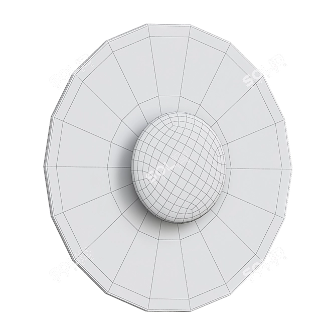ImperiumLoft Circle Wall Sconce 3D model image 3