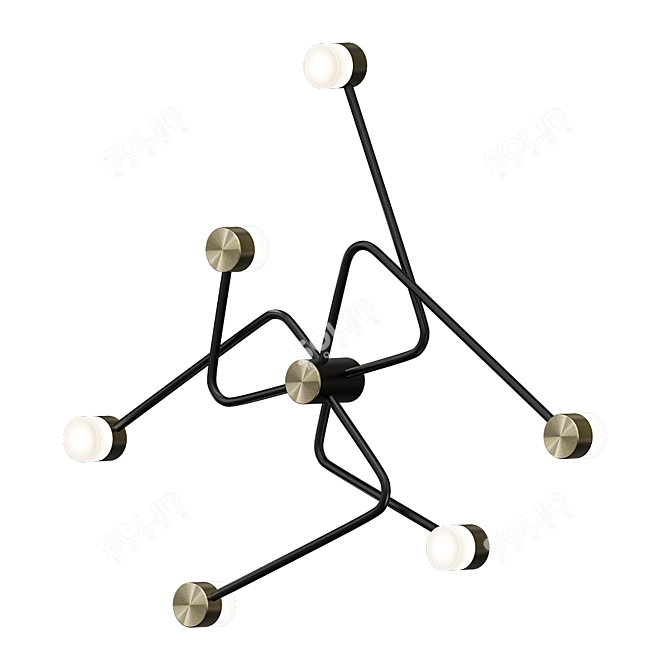  Constellation Wall Sconce by ImperiumLoft 3D model image 1