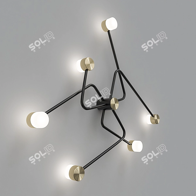  Constellation Wall Sconce by ImperiumLoft 3D model image 2