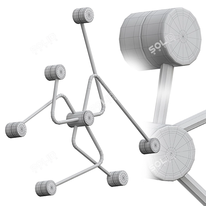  Constellation Wall Sconce by ImperiumLoft 3D model image 5