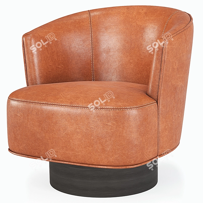 Luxury Swivel Chair by Costello 3D model image 5