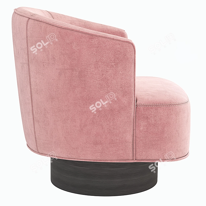 Luxury Swivel Chair by Costello 3D model image 2