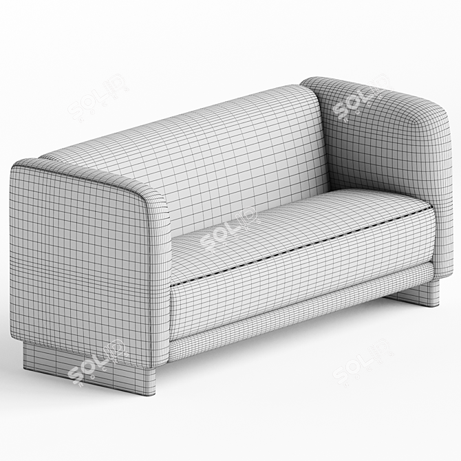 Elegant Ole Wanscher Sofa 3D model image 3