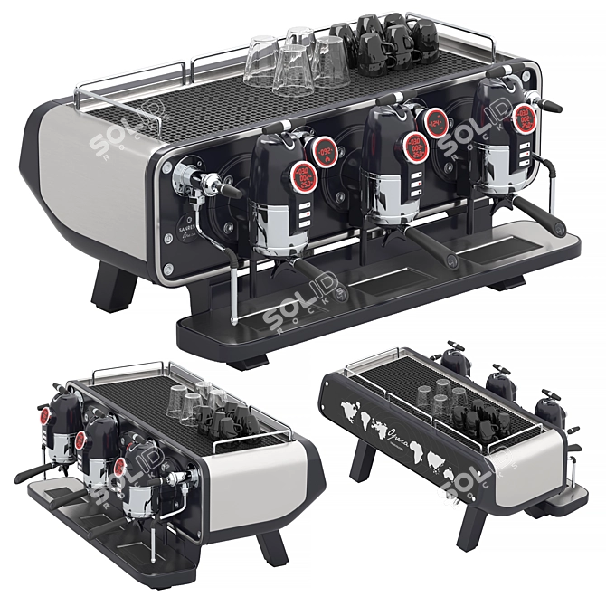 Sanremo Coffee Machine Model Rendered 3D model image 1