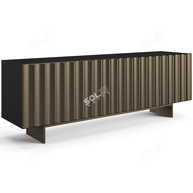 Contemporary Bonaldo Dorian Sideboard 3D model image 3