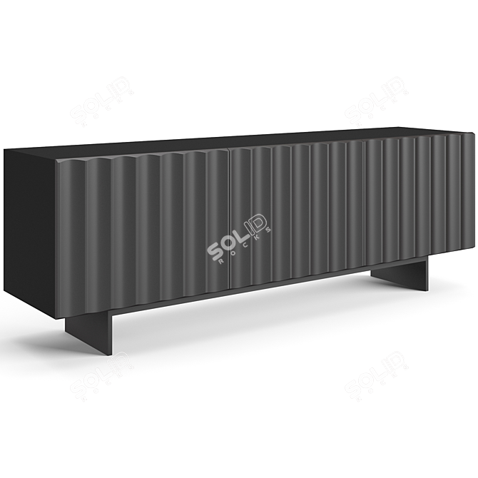 Contemporary Bonaldo Dorian Sideboard 3D model image 4