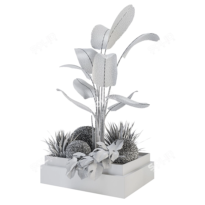Indoor Botanical Variety Set 3D model image 4