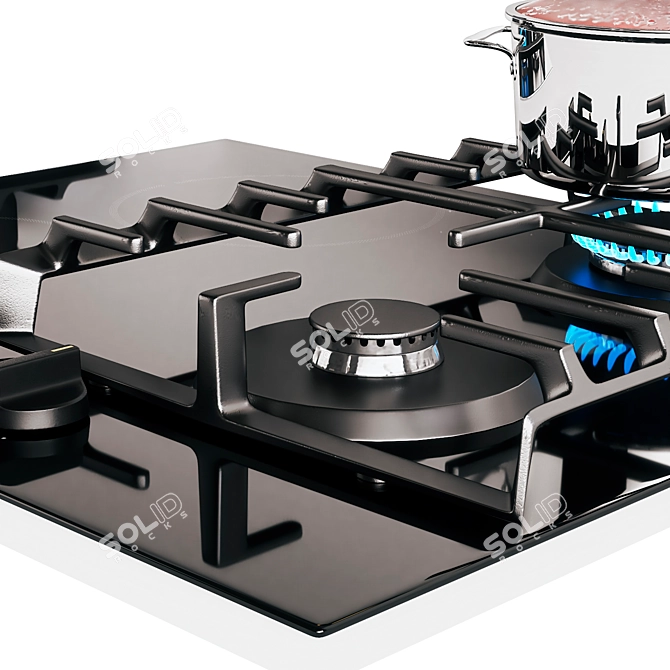 Vintage Integrated Gorenje Kitchen Appliances 3D model image 4