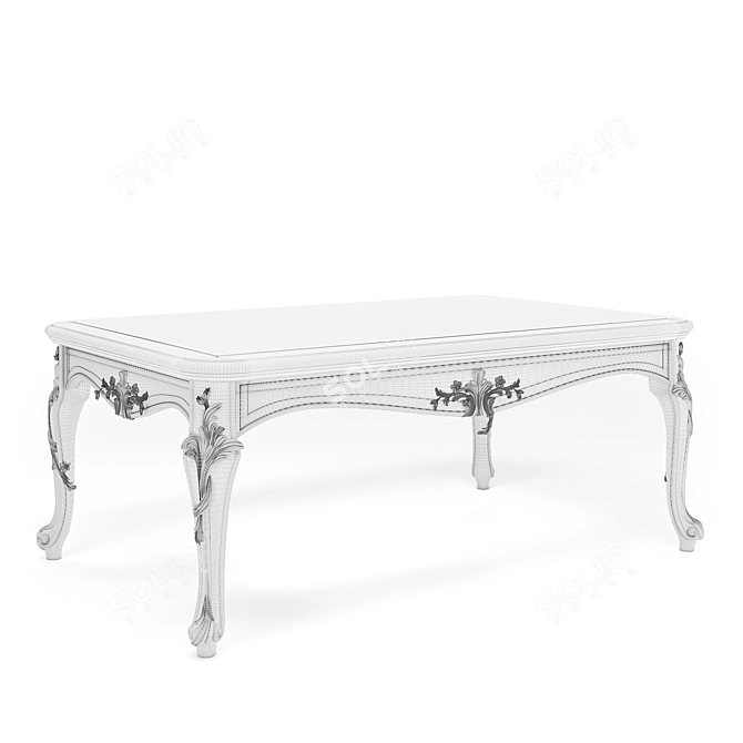 Title: Laura Coffee Table Handcrafted 3D model image 3