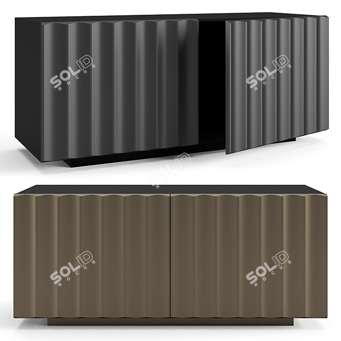 Modern Dorian Sideboard Collection 3D model image 2