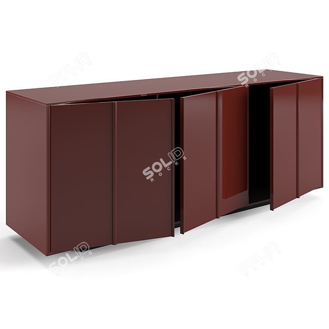 Sleek Contemporary Bonaldo Sideboard 3D model image 4