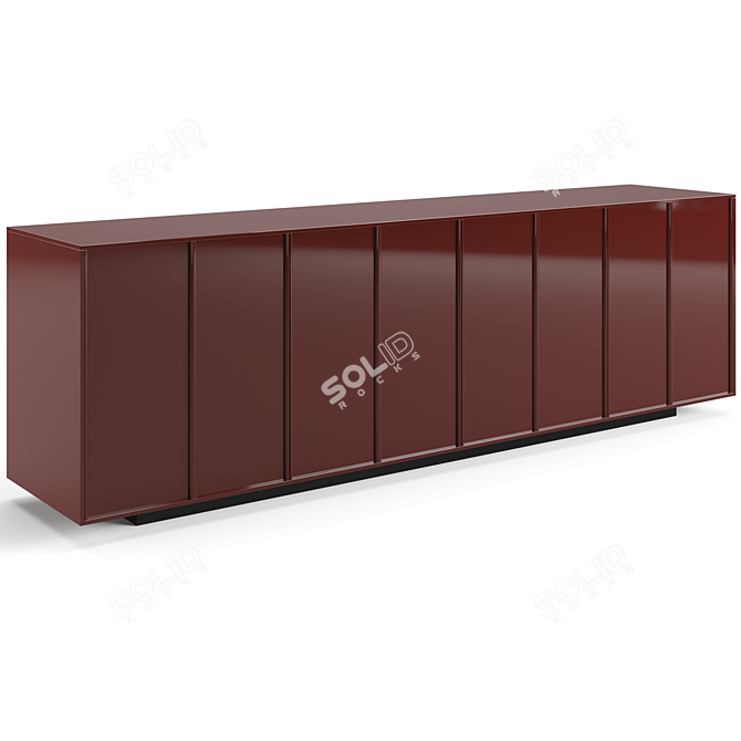 Sleek Contemporary Bonaldo Sideboard 3D model image 6