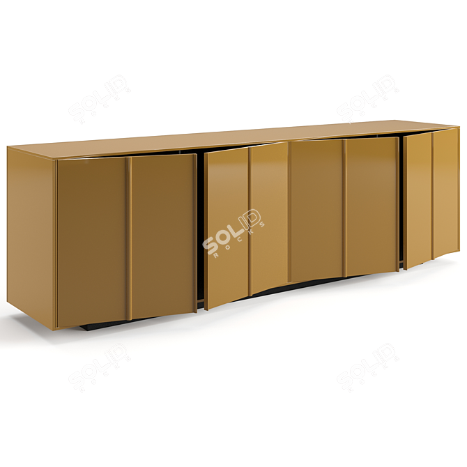 Sleek Contemporary Bonaldo Sideboard 3D model image 7