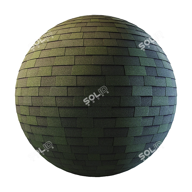 Flexible Bitumen Shingle Kit 3D model image 8