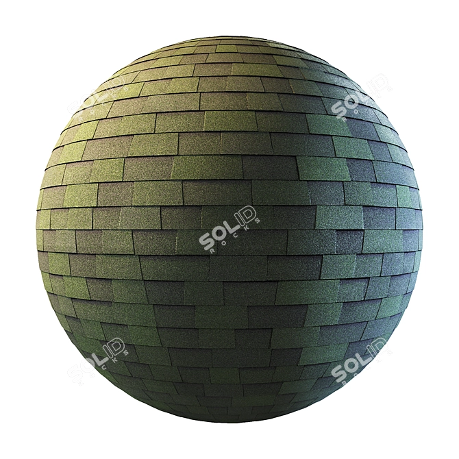 Flexible Bitumen Shingle Kit 3D model image 1