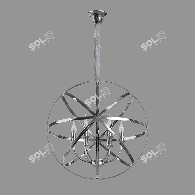 Santi Pendant Chandelier Eurosvet 60139/6 3D model image 2