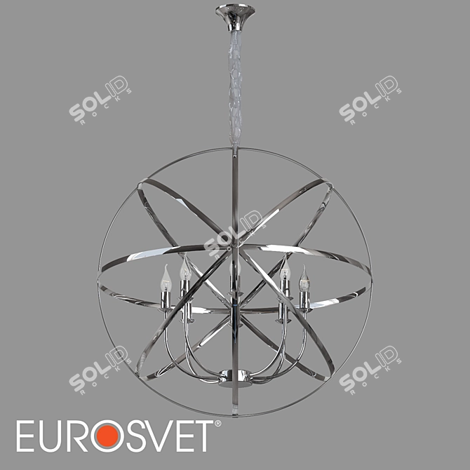 Eurosvet Santi Hanging Chandelier 3D model image 1