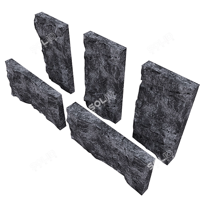 Rocky Quick Panels Pack 3 3D model image 2