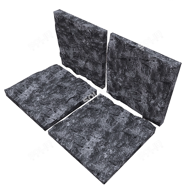 Rocky Quick Panels Pack 5 3D model image 2