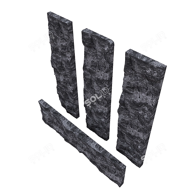 Rocky Quick Panels Pack 8 3D model image 2