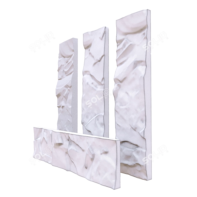 Rocky Quick Panels Pack 8 3D model image 4