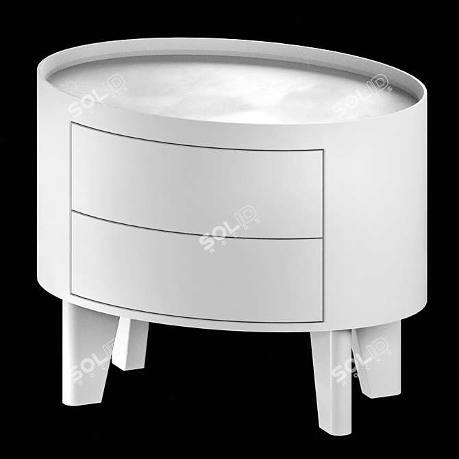 Modnodesign Bedside Table in Various Colors 3D model image 3