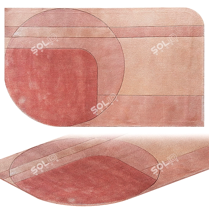 
Pink Lyserod Tapper Carpet 3D model image 1