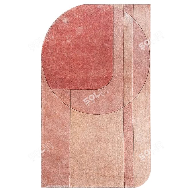 
Pink Lyserod Tapper Carpet 3D model image 2