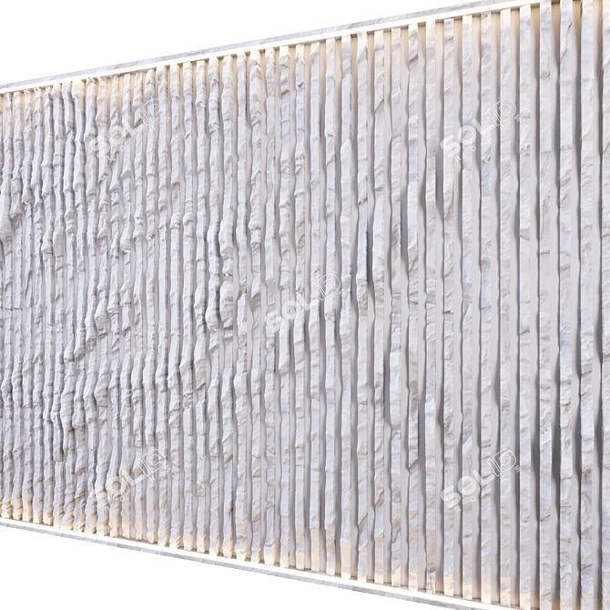 Modern Decorative 3D Wall Panel 3D model image 2