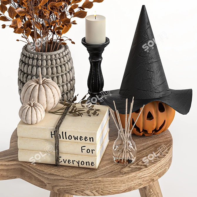 Halloween Decoration Set 3D Models 3D model image 2