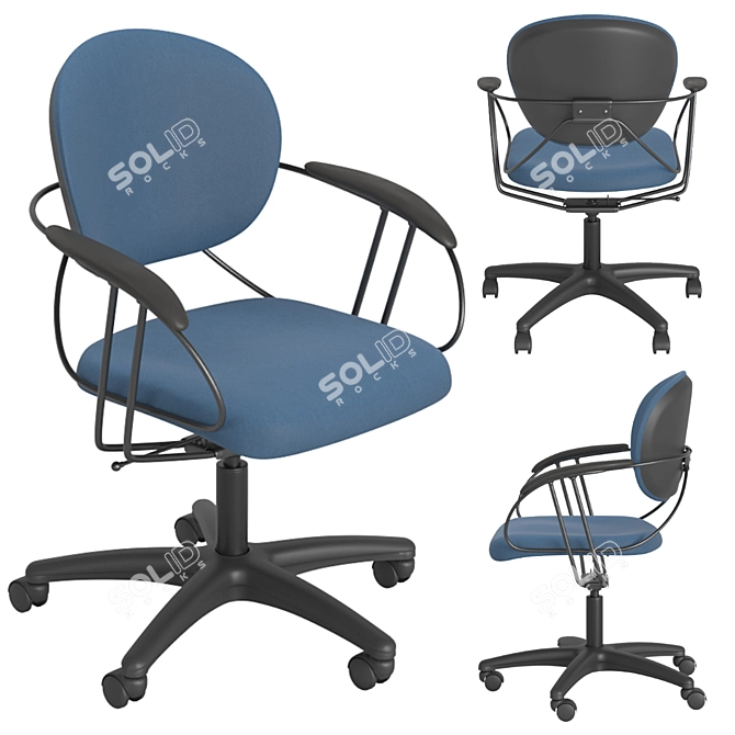 Steelcase Uno Office Chair Collection 3D model image 1