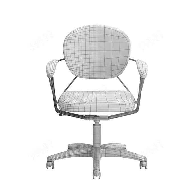 Steelcase Uno Office Chair Collection 3D model image 4