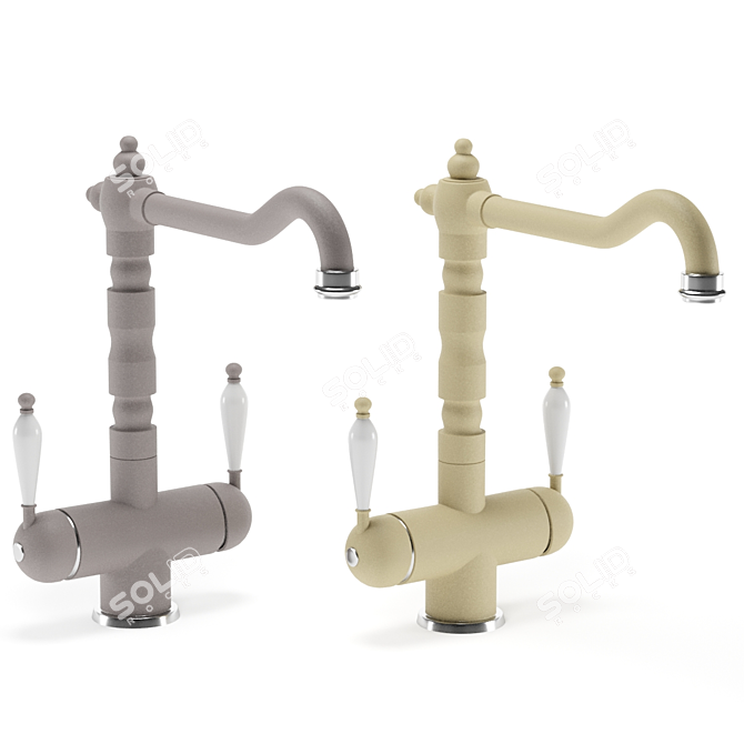 Modern Kitchen Faucet Design - OMOIKIRI AMAGASAKI 3D model image 5