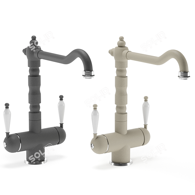 Modern Kitchen Faucet Design - OMOIKIRI AMAGASAKI 3D model image 6