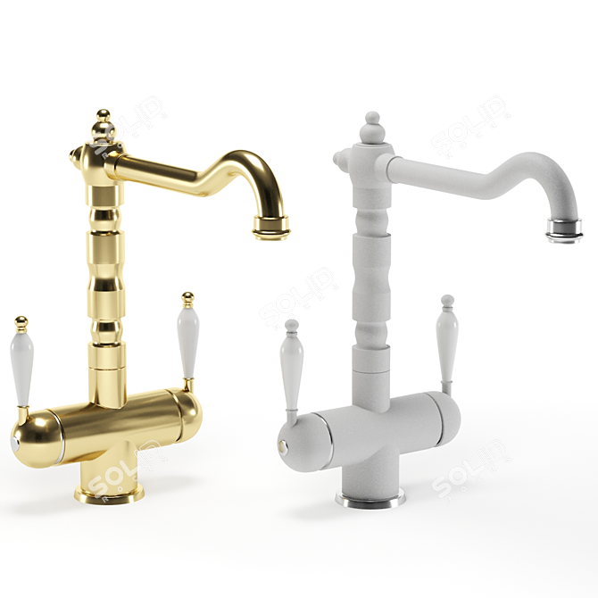 Modern Kitchen Faucet Design - OMOIKIRI AMAGASAKI 3D model image 7