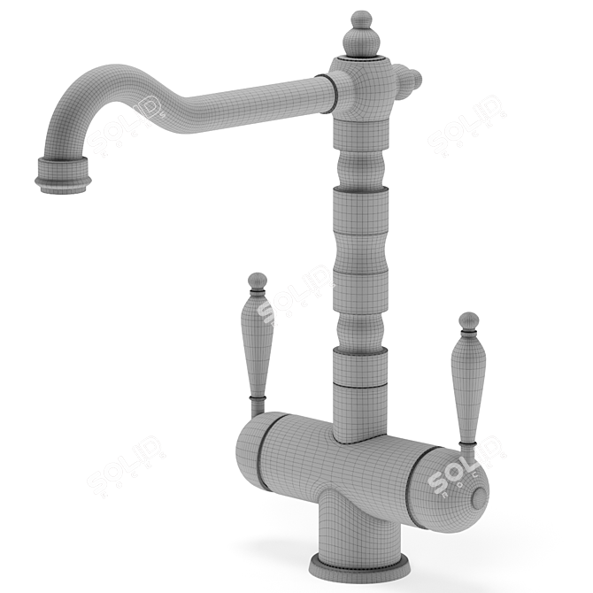 Modern Kitchen Faucet Design - OMOIKIRI AMAGASAKI 3D model image 8