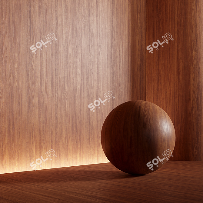 Seamless Wood Material Texture 2400x2400px 3D model image 2