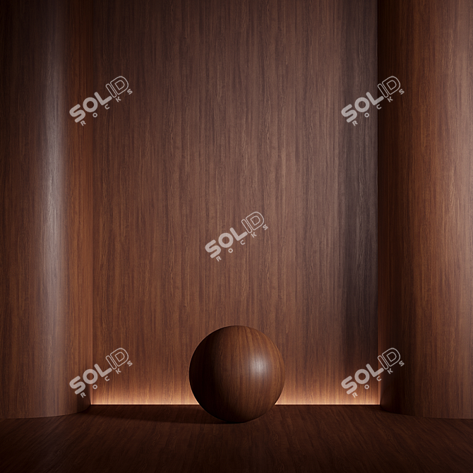 Seamless Wood Material Texture 2400x2400px 3D model image 3