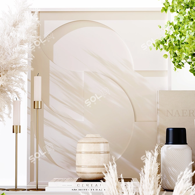 Luxury Decor Set: High Detail 3D model image 8