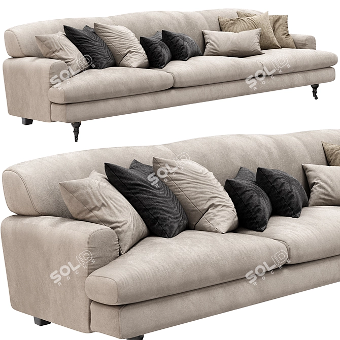 TUSCANY Heritage Sofa 3D Model 3D model image 1