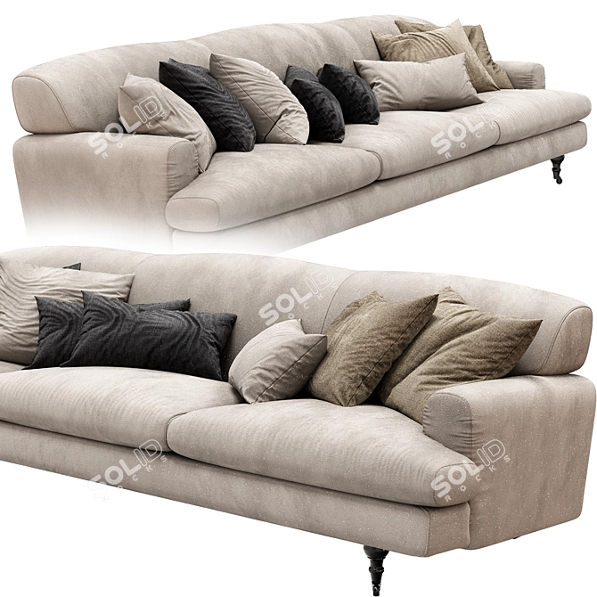 TUSCANY Heritage Sofa 3D Model 3D model image 2