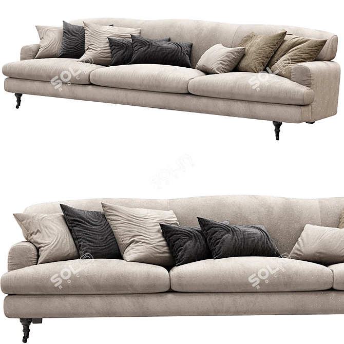 TUSCANY Heritage Sofa 3D Model 3D model image 3