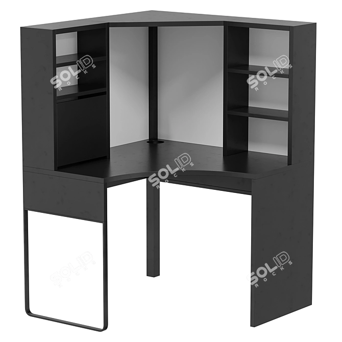 MIKE Corner Table - Modern Design 3D model image 1