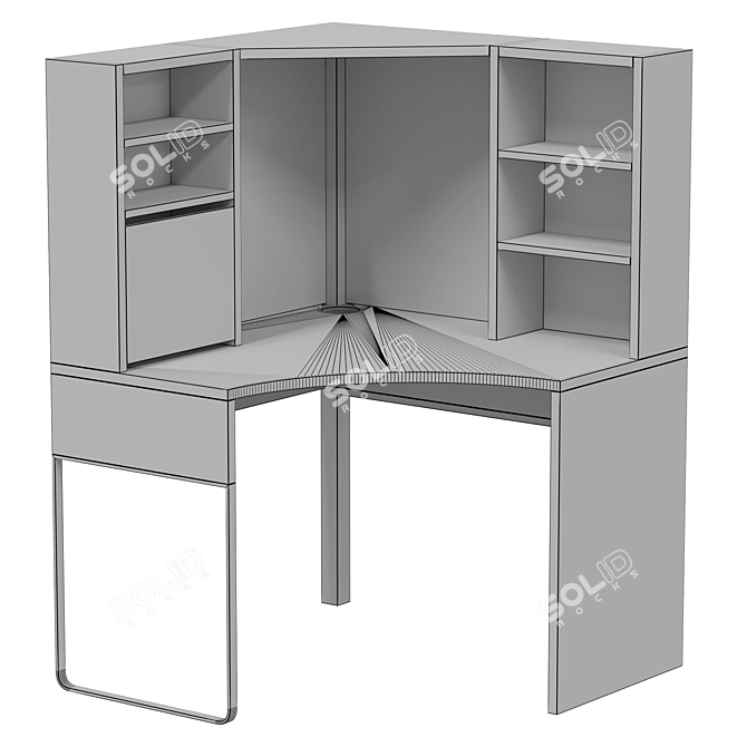 MIKE Corner Table - Modern Design 3D model image 5